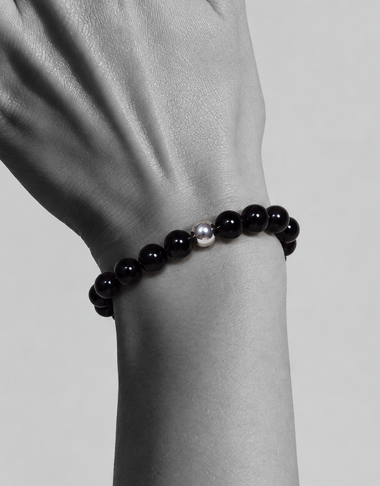 Natural Black Tourmaline Bracelet