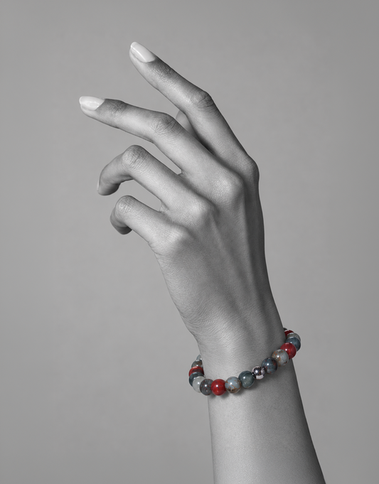 Natural Bloodstone Bracelet