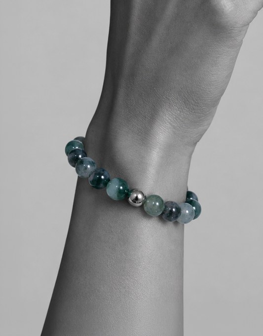 Natural Moss Agate Bracelet