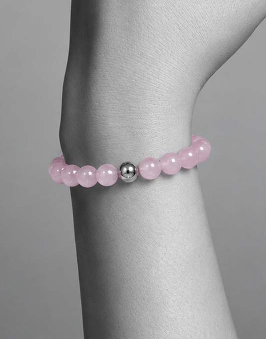 Natural Rose Quartz Bracelet