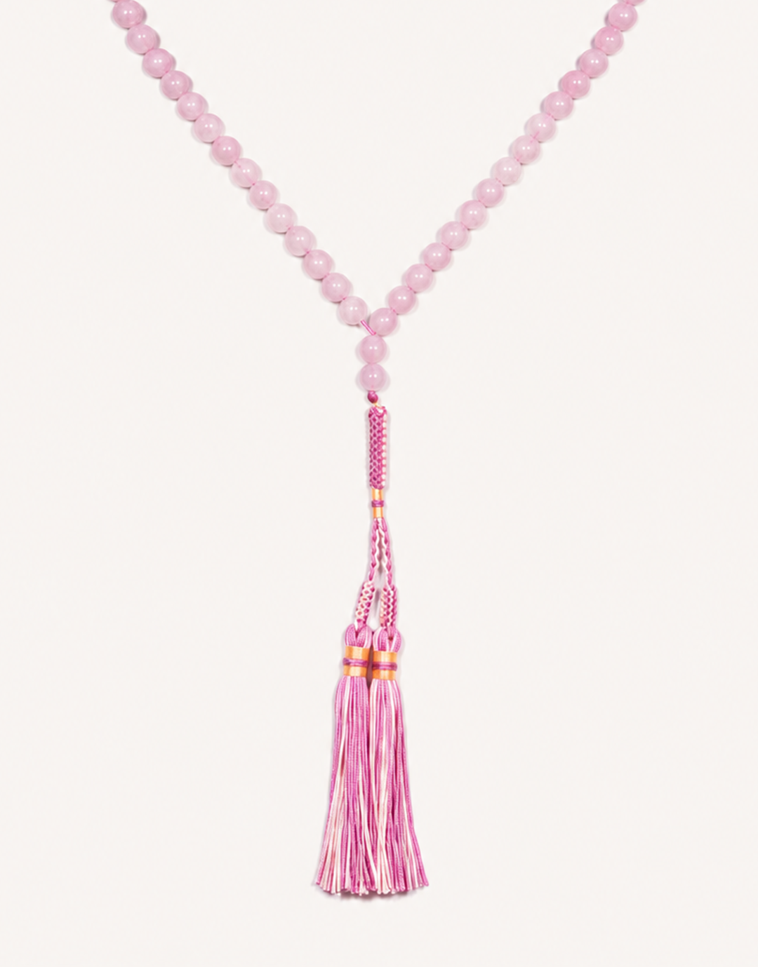 Natural Rose Quartz Prayer Beads