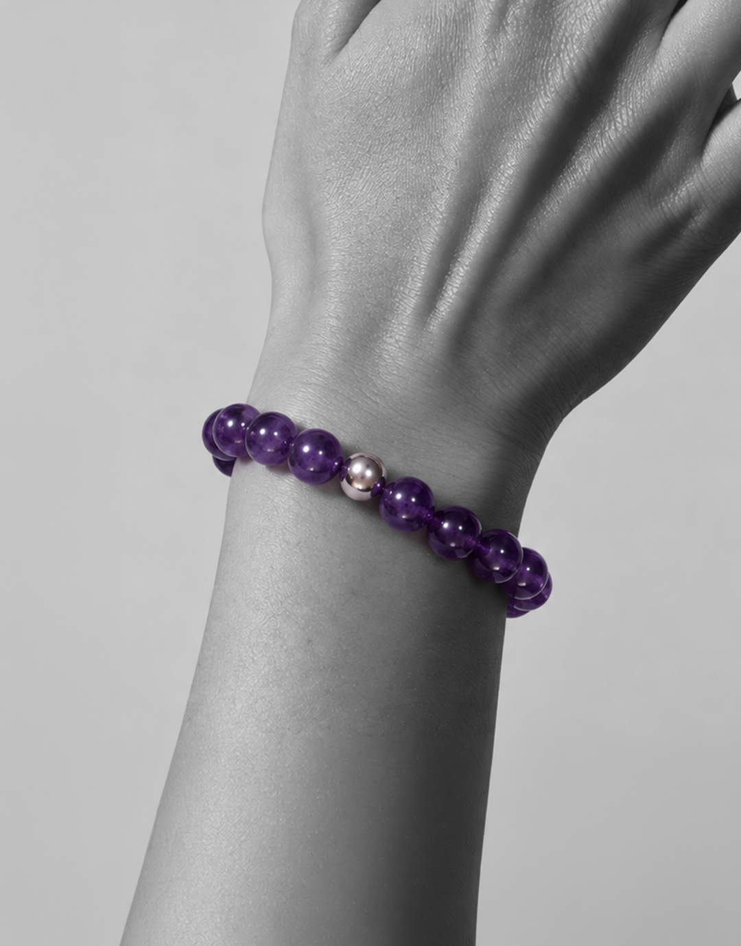 Natural Amethyst Bracelet