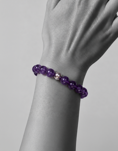Natural Amethyst Bracelet