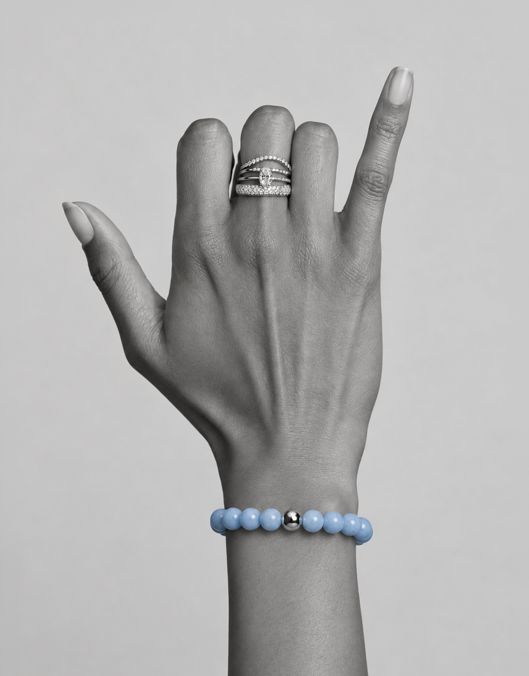 Natural Angelite Bracelet