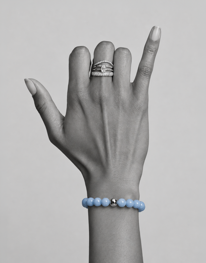 Natural Angelite Bracelet