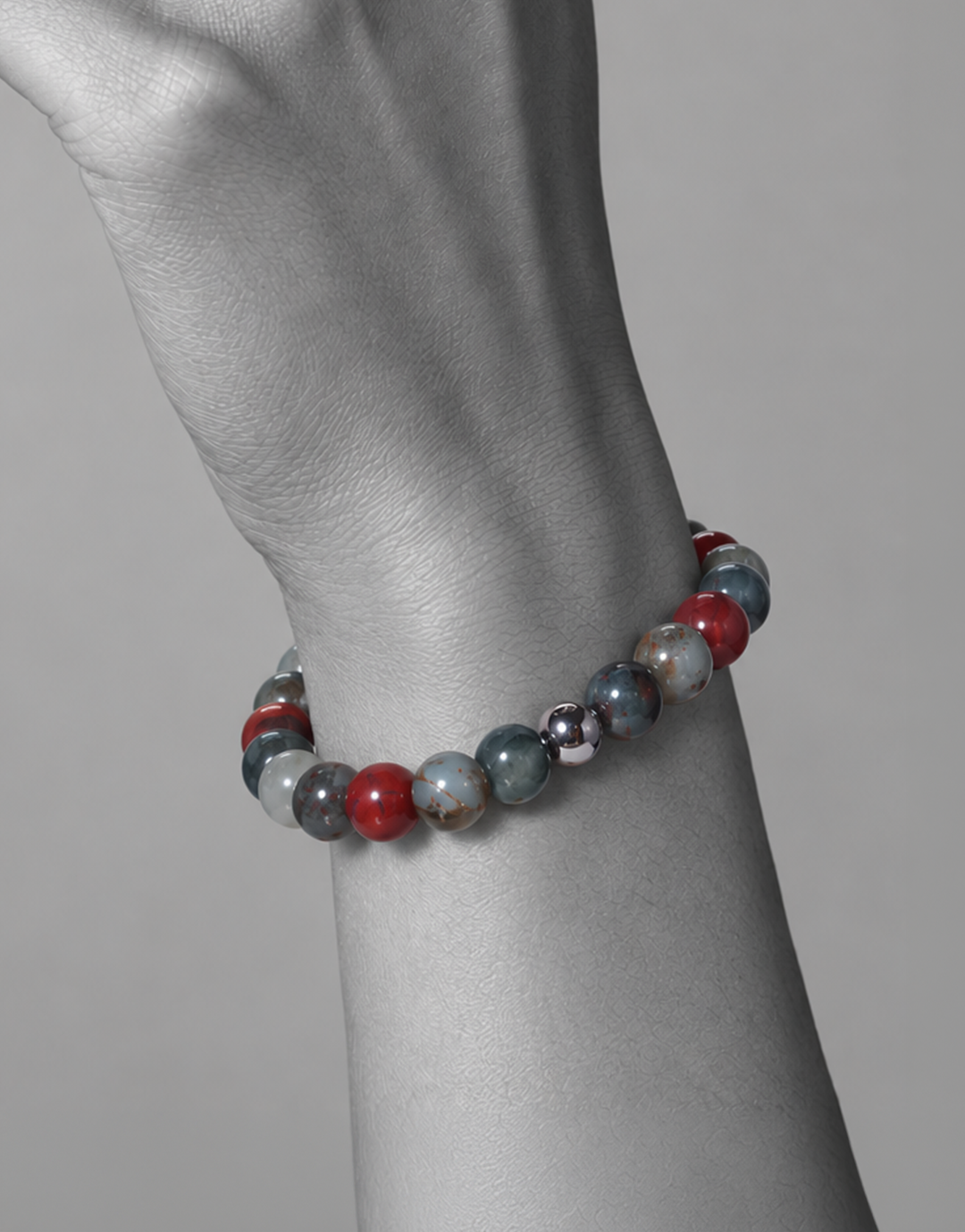 Natural Bloodstone Bracelet
