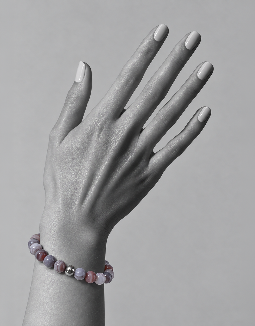 Natural Botswana Agate Bracelet