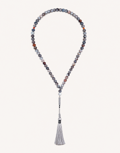 Natural Botswana Agate Prayer Beads