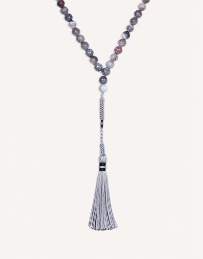 Natural Botswana Agate Prayer Beads