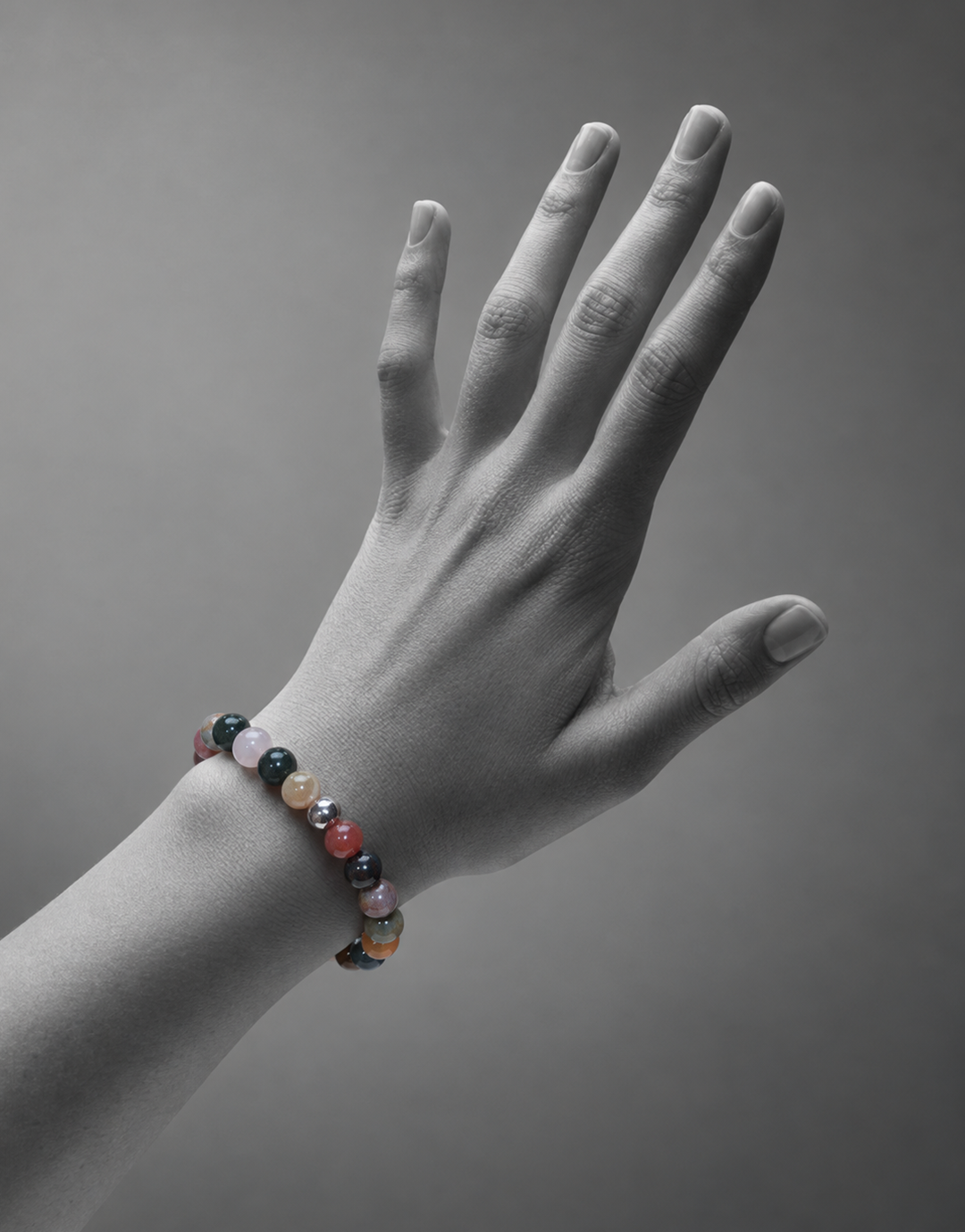 Natural Indian Agate Bracelet