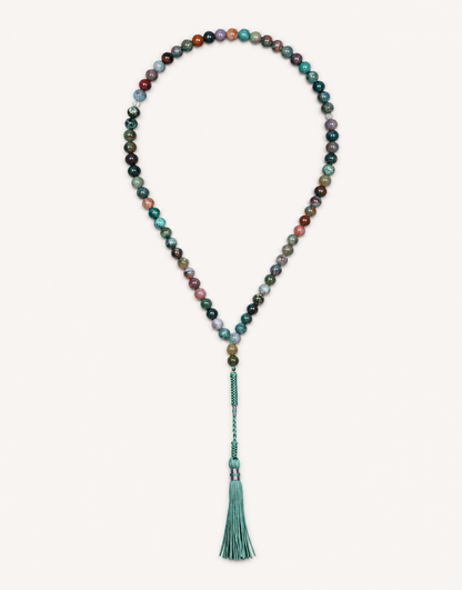 Natural Indian Agate Prayer Beads