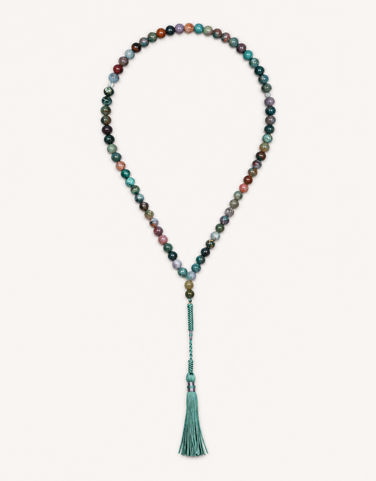 Natural Indian Agate Prayer Beads