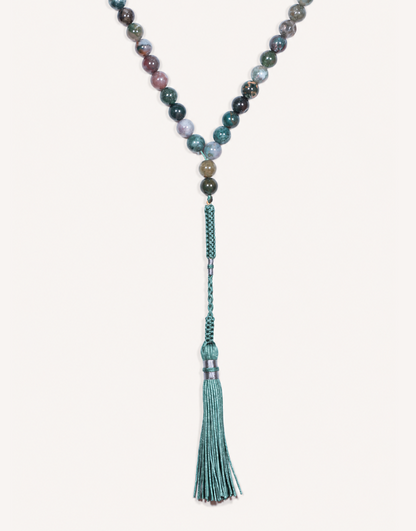 Natural Indian Agate Prayer Beads
