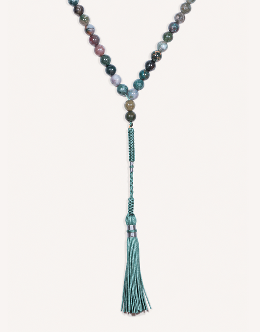 Natural Indian Agate Prayer Beads