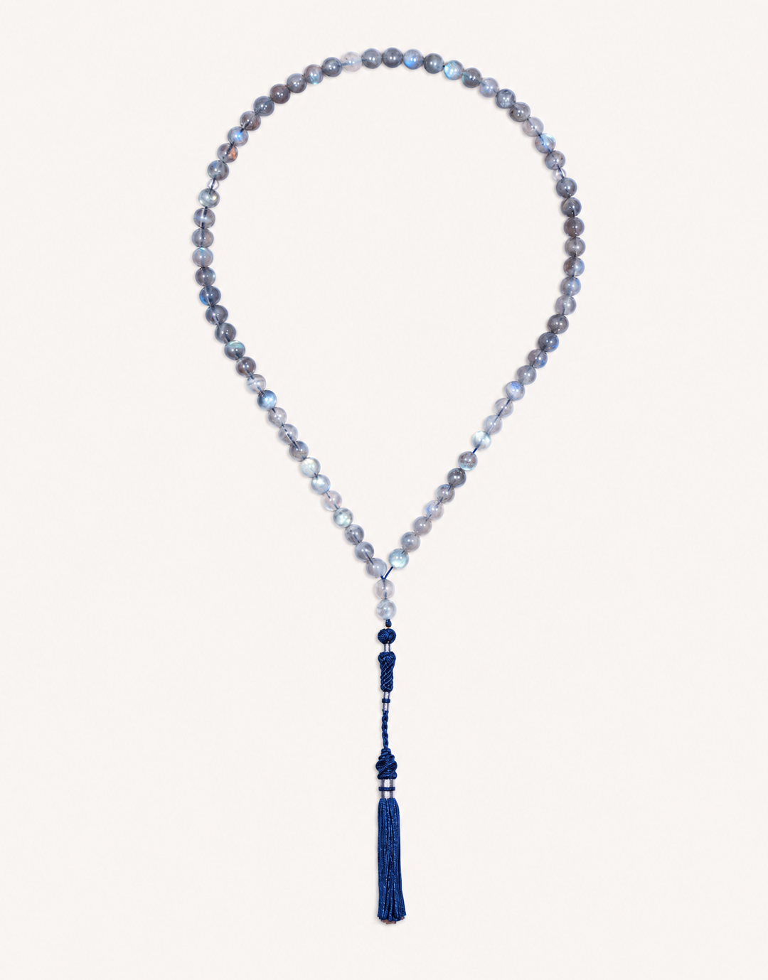 Natural Labradorite Prayer Beads