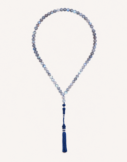 Natural Labradorite Prayer Beads