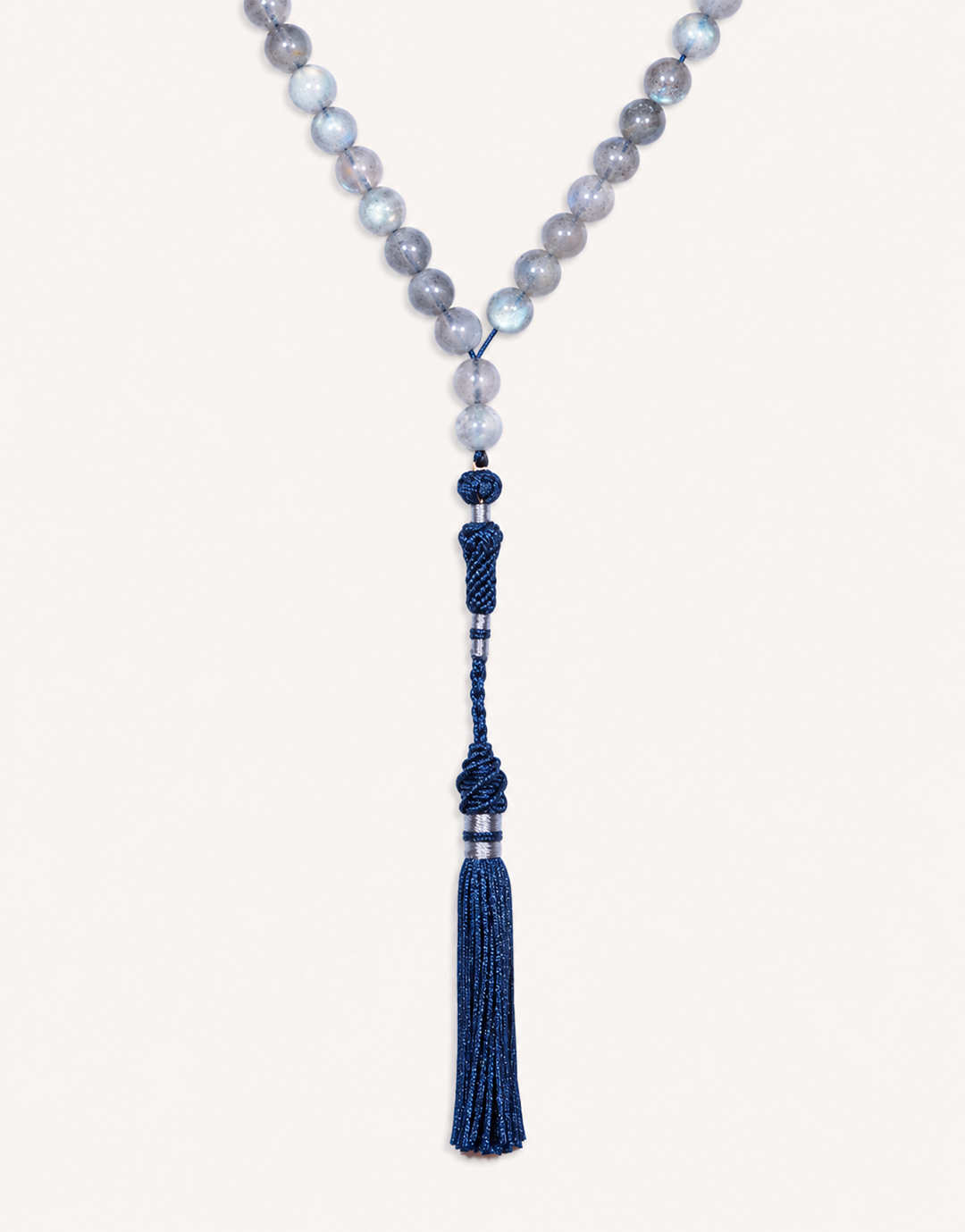 Natural Labradorite Prayer Beads