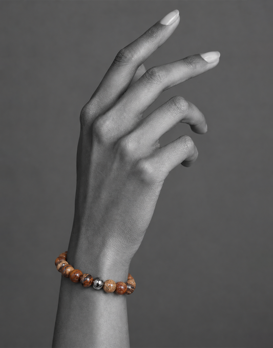Natural Picture Jasper Bracelet