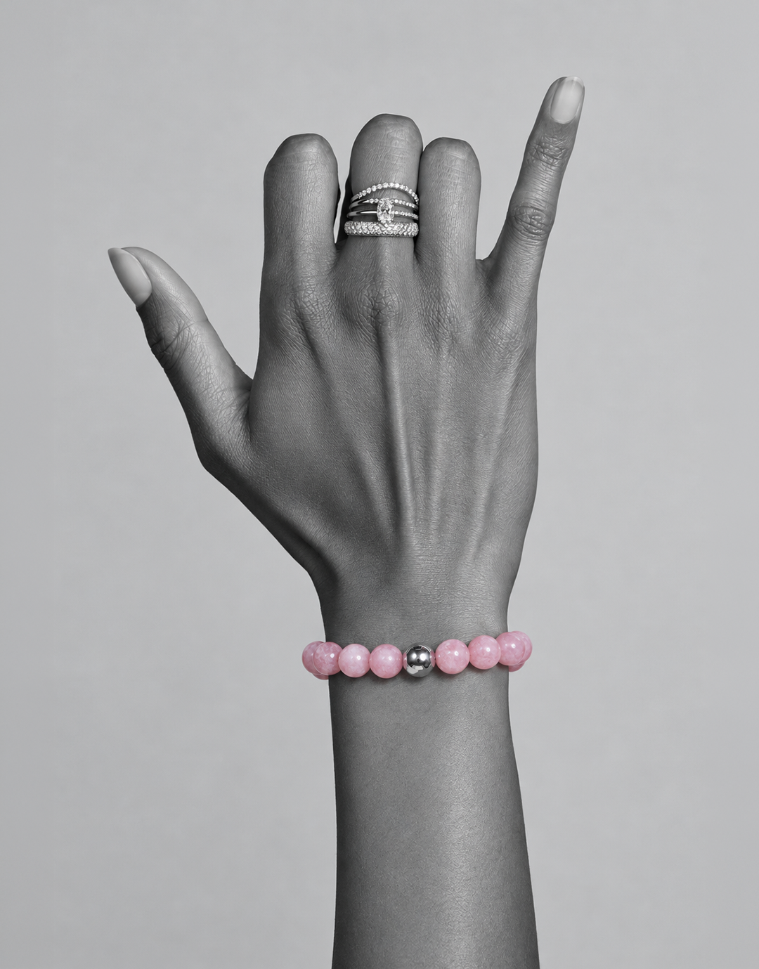Natural Pink Opal Bracelet