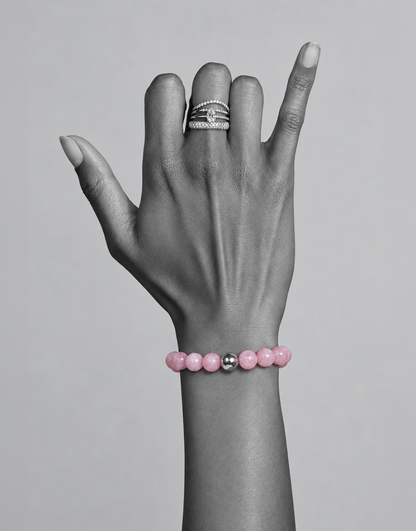 Natural Pink Opal Bracelet