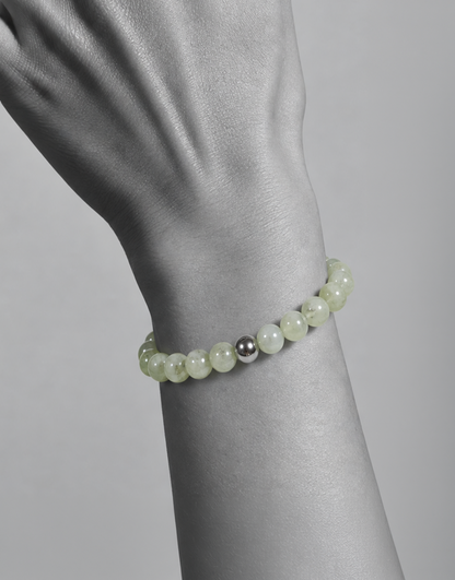 Natural Prehnite Bracelet