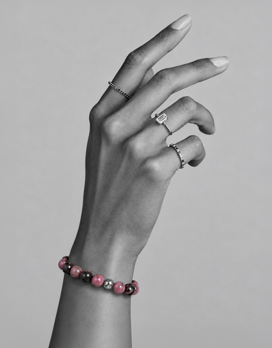Natural Rhodonite Bracelet