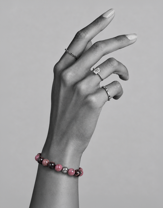 Natural Rhodonite Bracelet