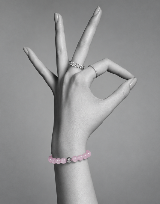Natural Rose Quartz Bracelet