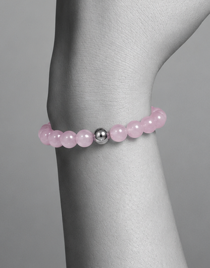 Natural Rose Quartz Bracelet