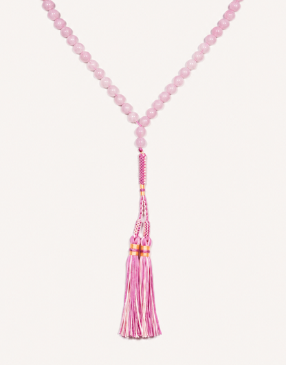 Natural Rose Quartz Prayer Beads