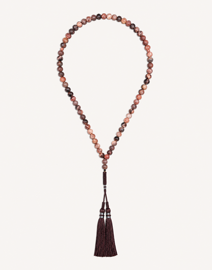 Natural Sunstone Prayer Beads